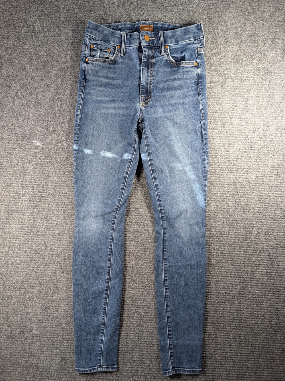 MOTHER High Waisted Look Dark Wash Denim Jeans Women's Size 26
